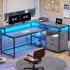 Computer Desk with Drawers, 55