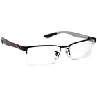 Ray-Ban Eyeglasses RB 8412 2503 Carbon Fiber Black Half Rim Frame 54[]17 145