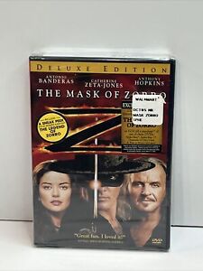 The Mask of Zorro (DVD, 1998, Antonio Banderas/Catherine Zeta Jones) New/Sealed