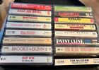 Lot Of 16 Country Music Cassettes- Untested With Cassette Case