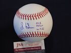 STEVEN KWAN Signed / Autographed OML Baseball MLB Debut 4-7-22 Inscribed JSA COA