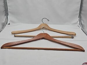 Two Vintage Wooden Hangers