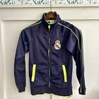 Official Real Madrid FC Warm Up Jacket Zip Up Embroiderd Logo Kids Size small