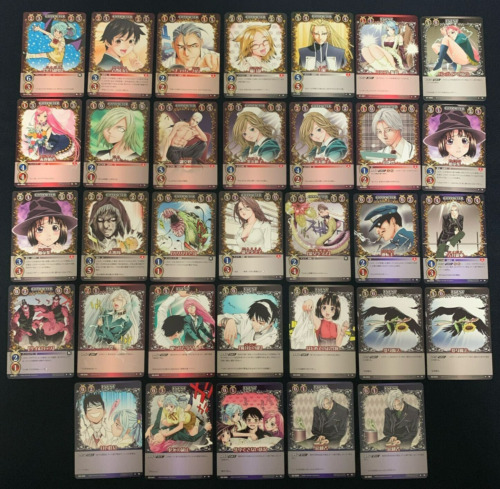 Rosario Vampire MOKA KURUMU YUKARI etc Lot 33 Japanese Card Game Anime Jump SQ