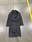 DCSP GARRISON ALL WEATHER / WOMENS MILITARY TRENCH COAT BLACK W/LINER / SZ 18R
