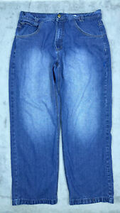 Southpole Jeans Mens 40x32 Blue Skater Loose Wide Leg Hip Hop Baggy