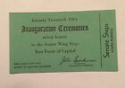 1961 Inauguration Ceremonies Senate Steps Ticket South Portico John F Kennedy
