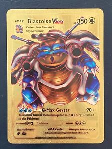 Blastoise VMAX Gold Foil Card Pokémon