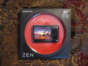 Creative ZEN 8 GB MP3 Player Audio Video FM Radio Voice Recorder Sealed New