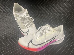 Men’s Nike Air Zoom Pegasus 37 Size 9.5 White BQ9646-103 Running Shoes Lace Up