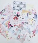 Vintage 70 Pcs + Sanrio & Kawaii Mixed Stationery Lot Sheets of Paper 1997-2018
