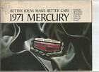 1971 Mercury Sales Brochure:  Marquis,  Montego, Cyclone, Cougar, Comet