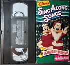 Disney Sing-Along Songs: THE TWELVE DAYS OF CHRISTMAS (vhs) Mickey, Minnie. VG