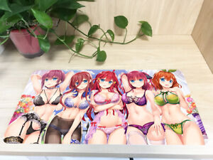 Anime The Quintessential Quintuplets Mouse Pad Anti-slip Keyboard Game Play Mat