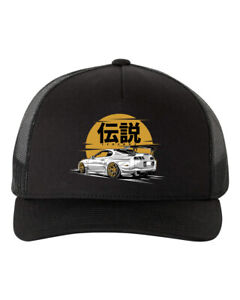 MK4 Supra Golden Sun Cartoon Trucker / Dad Hat Cap JDM Cars