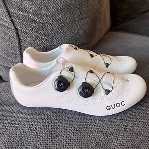 QUOC Mono II Road Shoes White 43 EU Great Condition Cycling Used