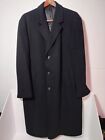 Vtg Ralph Lauren Wool & Cashmere Trench Coat Men Size 42R Lord And Taylor Rare