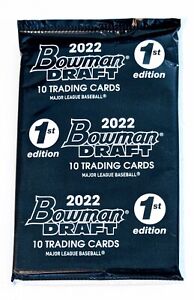 💎 [1x] 2022 Bowman Draft 1st Edition Baseball Hobby Box Pack - HOLLIDAY 1ST RC