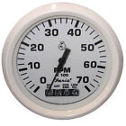 Faria F33150 Dress White Tachometer with OMC System