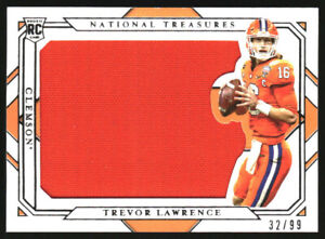 2021 National Treasures Collegiate Rookie Silhouettes Trevor Lawrence RC /99