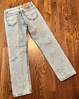Vintage Levi's 501 Acid Wash Jeans 32 x 30 Stone Wash 80's MADE IN USA