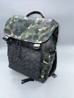 COACH League Flap Backpack in Signature Canvas With Camo Print C9734