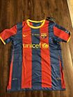 New Listing2010/2011 FC Barcelona Messi #10 Champions League Final Jersey Mens Large