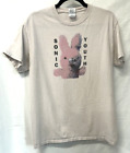 Vintage Sonic Youth T-Shirt Sz  Medium Gracias Pink Rabbit Bunny Gildan