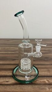 10'' Heavy Thick Glass Bong Water Pipe Hookah with 14mm Bowl