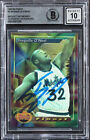 Magic Shaquille O'Neal Authentic Signed 1993 Finest #3 Card Auto 10! BAS Slabbed