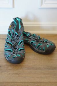 KEEN Women's Whisper  Closed Toe Waterproof Sport Sandals (Size 9) 1003717 Teal