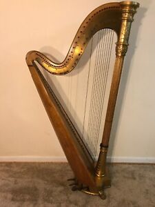 Antique Lyon & Healy 42 String Pedal Harp