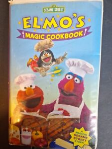 Sesame Street Elmo's Magic Cookbook VHS Tape
