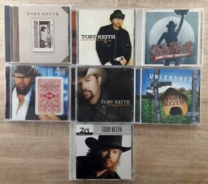 Toby Keith CD Lot of 7 Bullets In The Gun  Honky Tonk University Greatest Hits