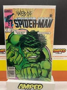 Web of Spider-Man #7  MARVEL Comics 1985 VF NEWSSTAND