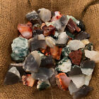 500 Carat Lots of Unsearched Natural MIXED Agate Rough + A FREE Faceted gemstone
