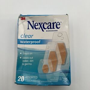Nexcare Clear Waterproof Assorted 20ct