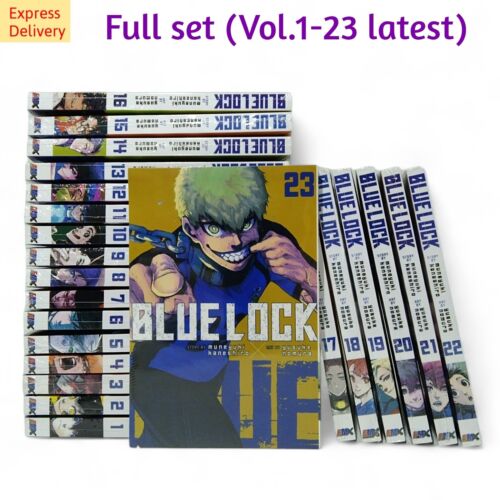 Blue Lock Manga Comic English Version Book Vol. 1-23 (ongoing) Express Shipping