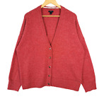Torrid Cardigan Womens 2X Red Vegan Cashmere Button Sweater Stretch V-Neck