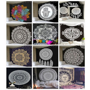 New ListingLarge Tapestry Hippie Mandala Tapestries Blanket Queen Wall Hanging Home Decor