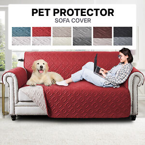 Anti Slip Quilted Sofa Cover Waterproof Couch Covers Pet Protector Sofa Throw