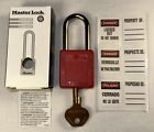 Master Lock 410KAW400RED Lockout Padlock 1-3/4