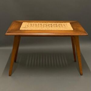 bold coffee table minet 1950 1960 france wood heter rope furniture