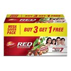 Dabur Red Toothpaste-600g (150gX4) Ayurvedic Paste, Fluoride Free, Free Shipping