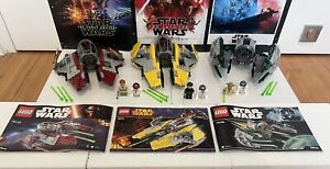 LEGO Star Wars Jedi Interceptors 75135, 75038 & Starfighter 75168 100% Complete