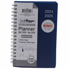 PlanAhead April 2024 June 2025 Monthly Weekly Planner Agenda Pocket Size 4
