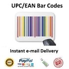 50 Pcs Barcodes Product ID Numbers for Amazon UPC EAN CODES