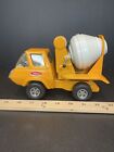 1970s Mighty TONKA - Orange - Ready Mixer Cement Truck 4 Wheel - Excellent Shape
