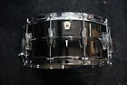 Ludwig LB417 Black Beauty 14 inch x 6.5 Brass Snare Drum