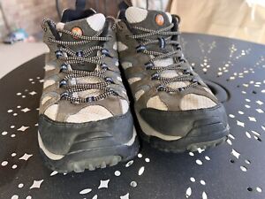 MERREL Moab Ventilator Beluga/Denim Blue Outdoor Hiking Shoes Men's Size 10.5